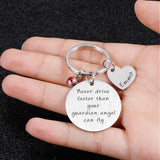 Drive Safe Keychain Lettering Love You Men Women Boyfriend Husband Key Chains