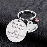 Drive Safe Keychain Lettering Love You Men Women Boyfriend Husband Key Chains