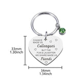 Coworker Leaving Gift Keychain Appreciation Goodbye Farewell Retirement DIY