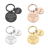 Personalized Drive Safe Keyring with Name Engraving
