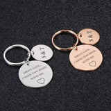 Personalized Drive Safe Keyring with Name Engraving