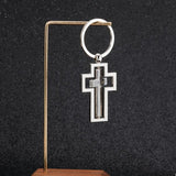 Religious Metal Cross Keychain Personalized Car Pendant