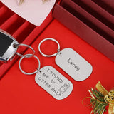 Otter Half Keychain Personalized Keyring Key Jewelry