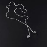 NC857 Headphone Hip-hop Titanium Steel Necklace