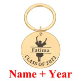 Personalized Student Name Keychain Graduation Gift