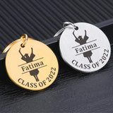 Personalized Student Name Keychain Graduation Gift