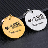 Personalized Nurse Keychains - Nurse WOMAN KEYCHAIN - Gift for Nurses