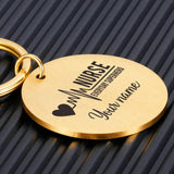 Personalized Nurse Keychains - Nurse WOMAN KEYCHAIN - Gift for Nurses