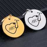 Personalized Doctor Keychains - Doctor For Nurse Wife Dad Son Daughter Keychain