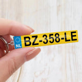 Personalised Car Number Plate Keychain, Driver Gift For Him