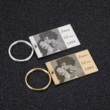 Custom Mom Gift Keychain Metal Key Ring
