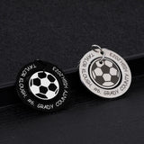 Personalized Football Keychain with Name and Jersey Number