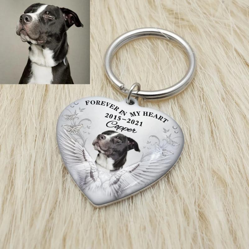 Personalized Pet Photo Keychain Urn Ash Container