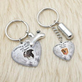Personalized Pet Photo Keychain Urn Ash Container