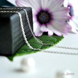 925 Sterling Silver Pearl Necklace for Women Choker NL005