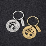 Thanksgiving Name Keychain Tree Key Holder