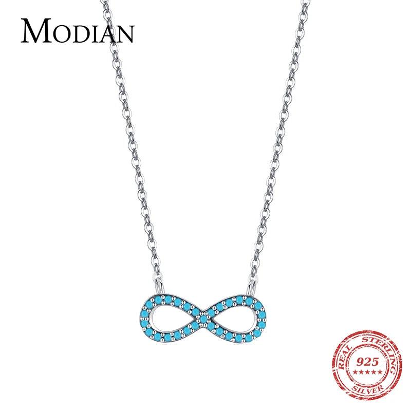925 Silver Turquoise Love Pendant Necklace For Women