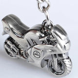 Metal Motorcycle Key Ring Drive Safe Keychain Ring Creative Gift