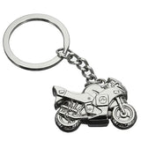 Metal Motorcycle Key Ring Drive Safe Keychain Ring Creative Gift