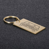 Personalized Couple Name Car Logo Keychain