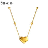 Heart Titanium Steel Pendant Necklace for Her