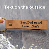 Personalized Leather Keychain, Couple Gifts, Key Chain, Mens Gift