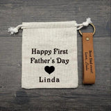 Personalized Leather Keychain, Couple Gifts, Key Chain, Mens Gift