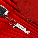 2Pcs Keychains Anniversary Couple Gift Car keyring Couples