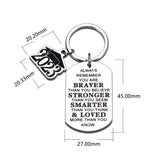 Graduation Keychain Inspirational High School College Students Son Daughter Grad