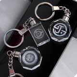 Custom Crystal DIY Logo Key Chain with Laser Engraving