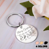 Family Keychain Parents Children Present Keyring Bag Charm Gift Key Chain