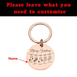 Family Keychain Parents Children Present Keyring Bag Charm Gift Key Chain