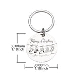 Family Keychain Parents Children Present Keyring Bag Charm Gift Key Chain