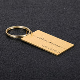 Engraved Couple Keychain Personalized Love Keyring Gift