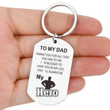 Dad Keychain Gift For Him Boyfriend Husband Dad Keyring