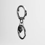 Heart Metal Key Chain Lover's Key Ring Holder Car Keychain Love You Keyring