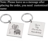 Friendship Keychain For Her Custom Name Good Gift Key Chain Accessories