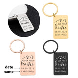 Personalized House Keychain for Couple - Our First Home