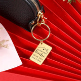 Personalized House Keychain for Couple - Our First Home
