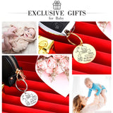 Personalized Baby Keychain Name Birth Weight Height Newborn Gift