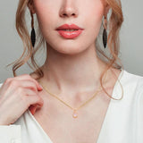 925 Sterling Silver Clavicle Chain Necklace