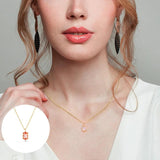 925 Sterling Silver Clavicle Chain Necklace