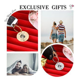 Personalized Photo Stainless Steel Keychains Couple Keychain Gift
