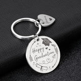 Personalized Graduation Ceremony Keychain High School College Grad Gift
