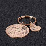 Personalized Graduation Ceremony Keychain High School College Grad Gift