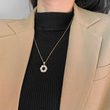 Baroque Pearls Choker Round Necklace 14K Brass Chain for Women