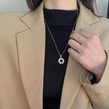 Baroque Pearls Choker Round Necklace 14K Brass Chain for Women