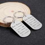 Personalized Our Story Keychain Important Event Year Keyrings Gift