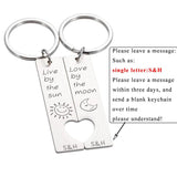 Silver Plated Heart Keychain Wedding Favors