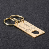 Silver Plated Heart Keychain Wedding Favors
